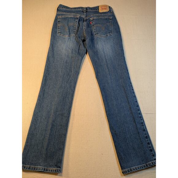 Levis 505 Low Rise Women's Nouveau Low Straight Leg 6M Y2K - Picture 2 of 5